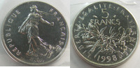 France 5 Francs 5 Francs 1998, G.771 BU (sous plastique du boitier d'origine) -