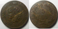 France 5 centimes 5 centimes Cérès 1889 A, G.157a TTB+ -