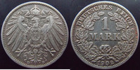 Allemagne, Deutschland, Empire, Kaisereich 1 mark Allemagne, Deutschland, Empire, Kaisereich, 1 mark 1902 D, KM.14 TTB -