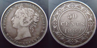 Canada Newfoundland, kanada Newfoundland 50 cents Canada Newfoundland, 50 cents 1882 H, KM.6 TTB -