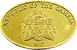 Gambia 200 Dalasis 2017 Chinesischer Tierkreis - Jahr des Hahnes Proof (PP)