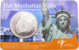 Niederlande 5 Euro 5€ Coincard - Het Manhattan Vijfje - Herdenkingsmunt -