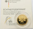 Bundesrepublik Deutschland / BRD 20 Euro Serie: Deutscher Wald - Kastanie F -