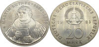 Deutsche Demokratische Republik / DDR 20 Mark Zum 500. Geburtstag von Martin Luther - Zwanzig Mark - J.1591 -