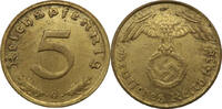 Drittes Reich 5 Rpf J363 5 Reichspfennig G -