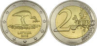 Lettland 2 Euro 10 Jahre Schwarzstorch-Schutzprogramm in Lettland -