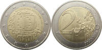 Deutschland 2 Euro 30 Jahre Europaflagge J -