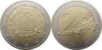 Griechenland 2 Euro 30 Jahre Europaflagge -