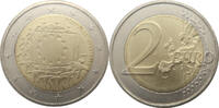 Portugal 2 Euro 30 Jahre Europaflagge -
