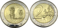 Luxemburg 2 Euro 15. Jahrestag der Thronbesteigung von Großherzog Henri -