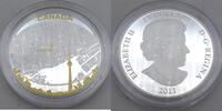 Kanada 25 Dollars $ 25 Toronto Stadtplan (2 oz.) -