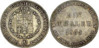 Altdeutschland / Kurfürstentum Hessen-Kassel 1 Taler Wilhelm II. (1821-1847) und Kurprinz Friedrich Wilhelm als Mitregent -