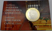 Slowenien 3 Euro 3€ - Ljubljana - World Book Capital (2010) - Drei Euro -