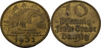 Danzig 10 Pfennig 1932 ss/vzgl 9,00 EUR  plus 12,95 EUR verzending