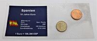 Spanien 2 Cent + 5 Pesetas Kursmünzensatz - (Euro) - KMS -