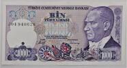 Türkei 1000 Lira 1970 Bankfrisch 3,25 EUR  plus 12,95 EUR verzending