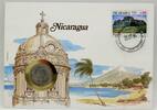 Nicaragua 50 Centavos Abbildung einer Kapelle am Strand - Numisbrief -