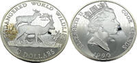 Cook Islands 50 Dollar Gefährdete Tierwelt - Dama Gazelle -
