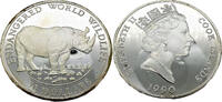 Cook Islands 50 Dollar Gefährdete Tierwelt - Nashorn -