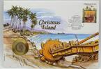 Weihnachtsinseln 5 Cents Abbildung der Umweltzerstörung - Numisbrief -