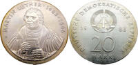 Deutsche Demokratische Republik / DDR 20 Mark 1983 Martin Luther,20 Mark... 225,00 EUR  Excl. 13,95 EUR Verzending