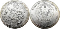 Ruanda 50 Amafaranga / 1 Oz Fabulous Fifteen - Impala -