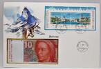 Schweiz 10 Franken Abbildung des Matterhorn - Numisblatt -