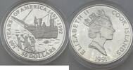Cookinseln / Cook Islands 50 Dollars 500 Years of America - 1492 - 1992 - Elizabeth II -