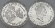 Cookinseln / Cook Islands 50 Dollars 500 Years of America - 1492 - 1992 - Elizabeth II - Sir John Davis - Davisstraße -