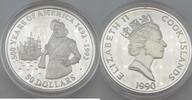 Cookinseln / Cook Islands 50 Dollars 500 Years of America - 1492 - 1992 - Elizabeth II - Henry Hudson -
