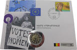 Belgien 2 Euro 100. Internationaler Frauentag -