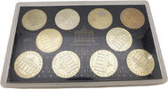 DDR / Deutsche Demokratische Republik 10x 5 Mark BBT,Brandenburger Tor- Satz 1971-1987, J.1536, OVP -