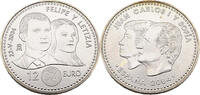 Spanien 12 Euro Hochzeit von Prinz Felipe und Letizia -