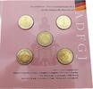 Bundesrepublik Deutschland / BRD 5x 2 Euro Hessen, Frankfurter Paulskirche -