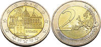 Bundesrepublik Deutschland / BRD 2 Euro Bremen Rathaus und Rolandstatue -