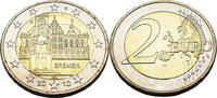 Bundesrepublik Deutschland / BRD 2 Euro Bremen Rathaus und Rolandstatue -