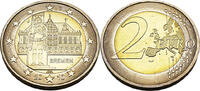 Bundesrepublik Deutschland / BRD 2 Euro Bremen Rathaus und Rolandstatue -