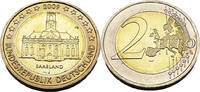 Bundesrepublik Deutschland / BRD 2 Euro Saarland Ludwigskirche Saarbrücken -