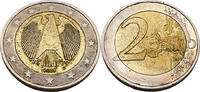 Bundesrepublik Deutschland / BRD 2 Euro 2008 F Bundesadler prfr-f.stgl 3,95 EUR  plus 12,95 EUR verzending