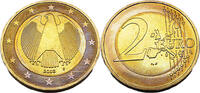 Bundesrepublik Deutschland / BRD 2 Euro 2006 F Bundesadler prfr-f.stgl 3,95 EUR  plus 12,95 EUR verzending