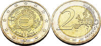 Bundesrepublik Deutschland / BRD 2 Euro 10. Jahrestag der Euroeinführung -