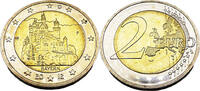 Bundesrepublik Deutschland / BRD 2 Euro Bayern Schloss Neuschwanstein -