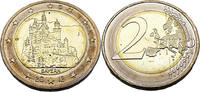 Bundesrepublik Deutschland / BRD 2 Euro Bayern Schloss Neuschwanstein -