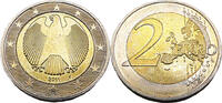Bundesrepublik Deutschland / BRD 2 Euro Bundesadler -