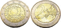 Bundesrepublik Deutschland / BRD 2 Euro 30 Jahre Europaflagge -
