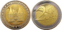 Bundesrepublik Deutschland / BRD 2 Euro Holstentor in Lübeck, Schleswig-Holstein -