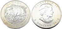Kanada 5 Dollar / 1 Oz Kanadische Tierwelt - Amerikanischer Bison -