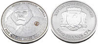 Kongo 5000 Francs CFA / 1 Oz Congo Silverback Gorilla -