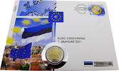 Estland 2 Euro Einführung des Euros 1.Januar.2011 -