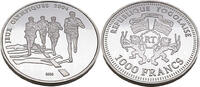 Togo 1000 Francs Olympische Spiele 2004 in Athen, 4 Läufer -